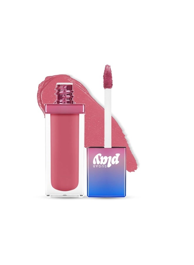 SUGAR Play Vibe Check Liquid Matte Lipstick | 4.5ml - 02 Finesse (Peach) - Image 1